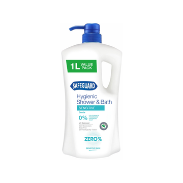 Safeguard Hygienic Shower & Bath Body Wash Sensitive 1L