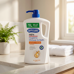 Safeguard Hygienic Shower & Bath Body Wash Hydro Fresh 1L