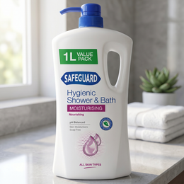 Safeguard Hygienic Shower & Bath Body Wash Moisturising 1L