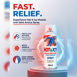 Hot & Icy Muscle and Joint Arnica Spray 150ml