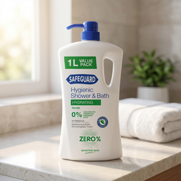 Safeguard Hygienic Shower & Bath Body Wash Hydrating 1L