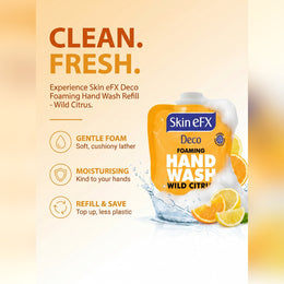 Skin eFX Deco Foaming Hand Wash Wild Refill Citrus 250ml