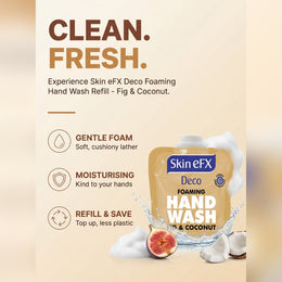 Skin eFX Deco Foaming Hand Wash Refill Fig & Coconut 250ml