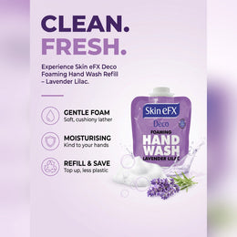 Skin eFX Deco Foaming Hand Wash Refill Lavendar Lilac 250ml