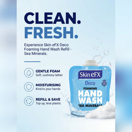 Skin eFX Deco Foaming Hand Wash Refill Sea Minerals 250ml