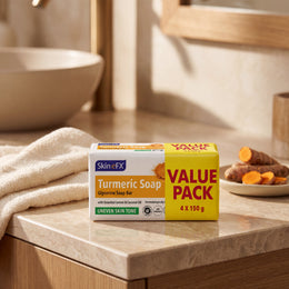 Skin eFX Turmeric Soap Glycerine Soap Bar 4 Pack 150g