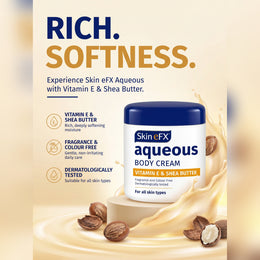 Skin eFX Aqueous Body Cream Vitamin E & Shea Butter 500ml